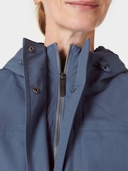 Sweaty Betty Blue Winter Stride Waterproof Parka - Image 5 of 8