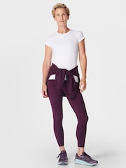 Sweaty Betty Purple Power 7/8 Workout Leggings - Image 4 of 8
