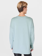 Sweaty Betty Blue After Class Longline Sweatshirt - Image 2 of 7