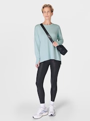 Sweaty Betty Blue After Class Longline Sweatshirt - Image 3 of 7