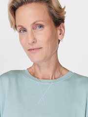 Sweaty Betty Blue After Class Longline Sweatshirt - Image 5 of 7