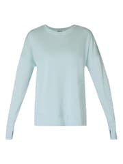 Sweaty Betty Blue After Class Longline Sweatshirt - Image 7 of 7