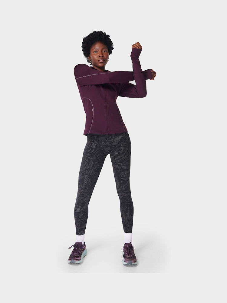 Sweaty Betty Black Full Length Power Reflective Workout Leggings - Image 1 of 3