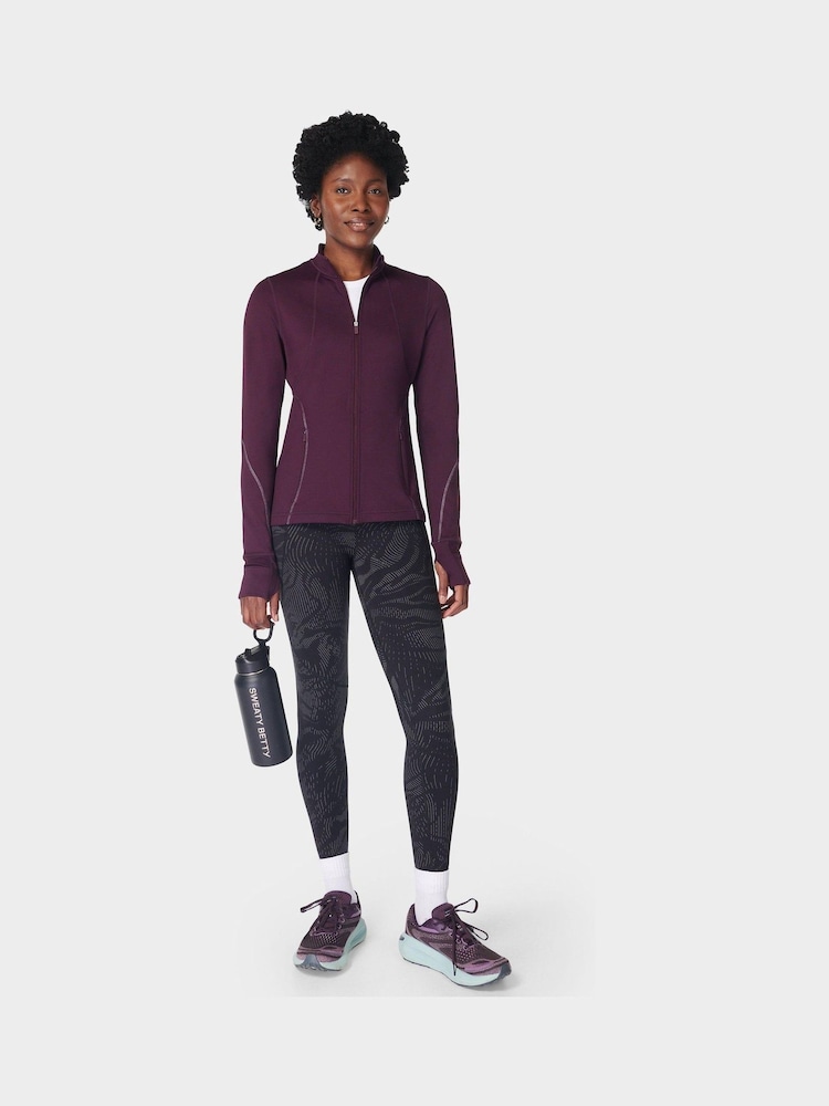 Sweaty Betty Black Full Length Power Reflective Workout Leggings - Image 1 of 3 Sweaty Betty Black Full Length Power Reflective Workout Leggings - Image 1 of 3
