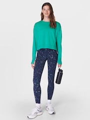 Sweaty Betty Light Blue Power Workout Leggings - Image 1 of 9