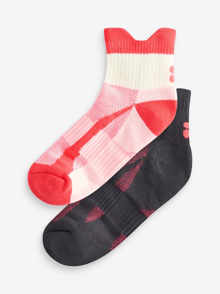 Sweaty Betty White Blister Resist Power Training Socks 2 Pack - Image 1 of 3