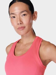 Sweaty Betty Pink Athlete Seamless Workout Tank Top - Image 5 of 7