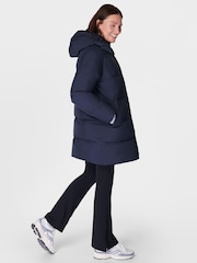 Sweaty Betty Blue Nimbus Mid Puffer Jacket - Image 5 of 9