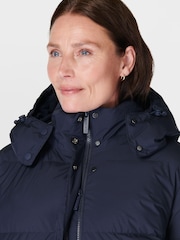 Sweaty Betty Blue Nimbus Mid Puffer Jacket - Image 6 of 9