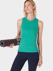 Sweaty Betty Green Soft Flow Studio Tank - Image 1 of 7