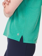 Sweaty Betty Green Soft Flow Studio Tank - Image 6 of 7