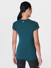 Sweaty Betty Neon Green Athlete Seamless Workout T-Shirt - Image 2 of 7