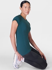 Sweaty Betty Neon Green Athlete Seamless Workout T-Shirt - Image 3 of 7