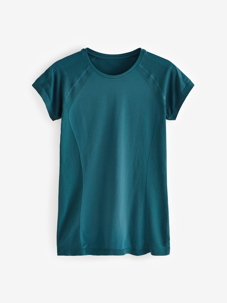 Sweaty Betty Neon Green Athlete Seamless Workout T-Shirt - Image 7 of 7