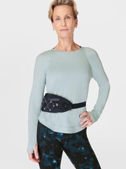 Sweaty Betty Blue Breathe Easy Long Sleeve Top - Image 1 of 7