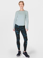 Sweaty Betty Blue Breathe Easy Long Sleeve Top - Image 4 of 7