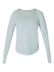 Sweaty Betty Blue Breathe Easy Long Sleeve Top - Image 7 of 7