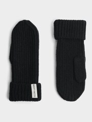 Negro - Guantes tipo mitones de punto Snowfall de Sweaty Betty - Imagen 1 de 2