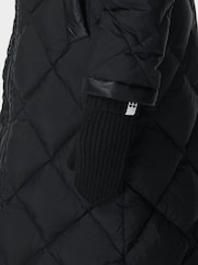 Negro - Guantes tipo mitones de punto Snowfall de Sweaty Betty - Imagen 2 de 2