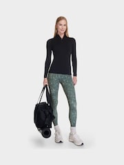 Sweaty Betty Black Mindful Flex Half Zip Long Sleeve Top - Image 3 of 6