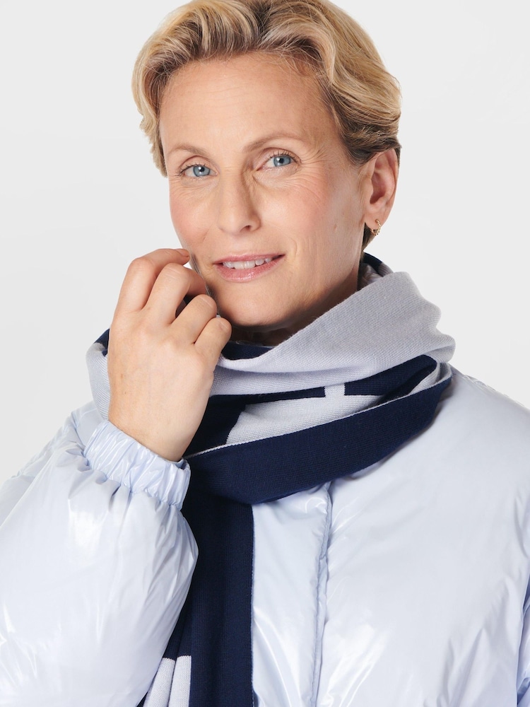 Sweaty Betty Blue Jacquard Scarf - Image 2 of 4