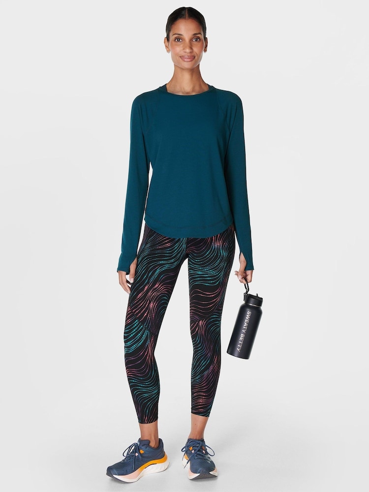 Sweaty Betty Black Power 7/8 Workout Leggings - Image 2 of 8