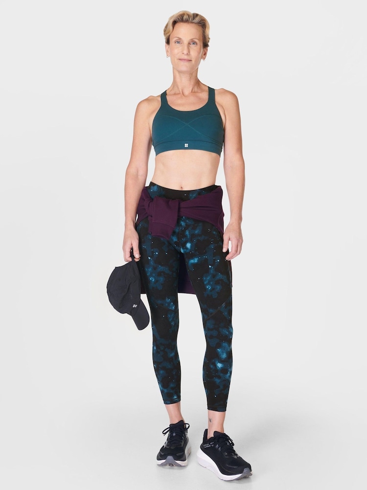 Sweaty Betty Dark Blue Power 7/8 Workout Leggings - Image 3 of 4