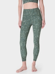 Sweaty Betty Dark Green Full Length Super Soft 7/8 Yoga Leggings - Image 1 of 7