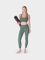 Sweaty Betty Dark Green Full Length Super Soft 7/8 Yoga Leggings - Image 2 of 7