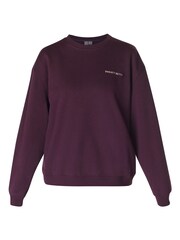 Sweaty Betty Purple Revive Crew Neck Sweatshirt - Image 6 of 6