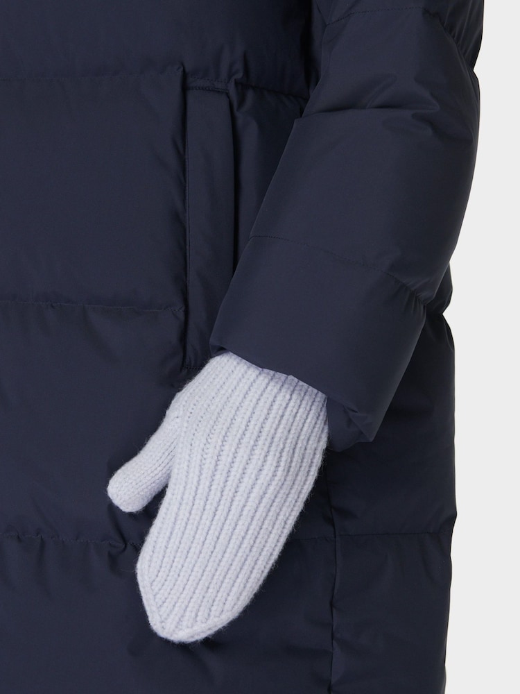 modra - Sweaty Betty Snowfall Winter Pleteni palčniki, rokavice (z enim prstom) rokavice - Slika 2 iz 3