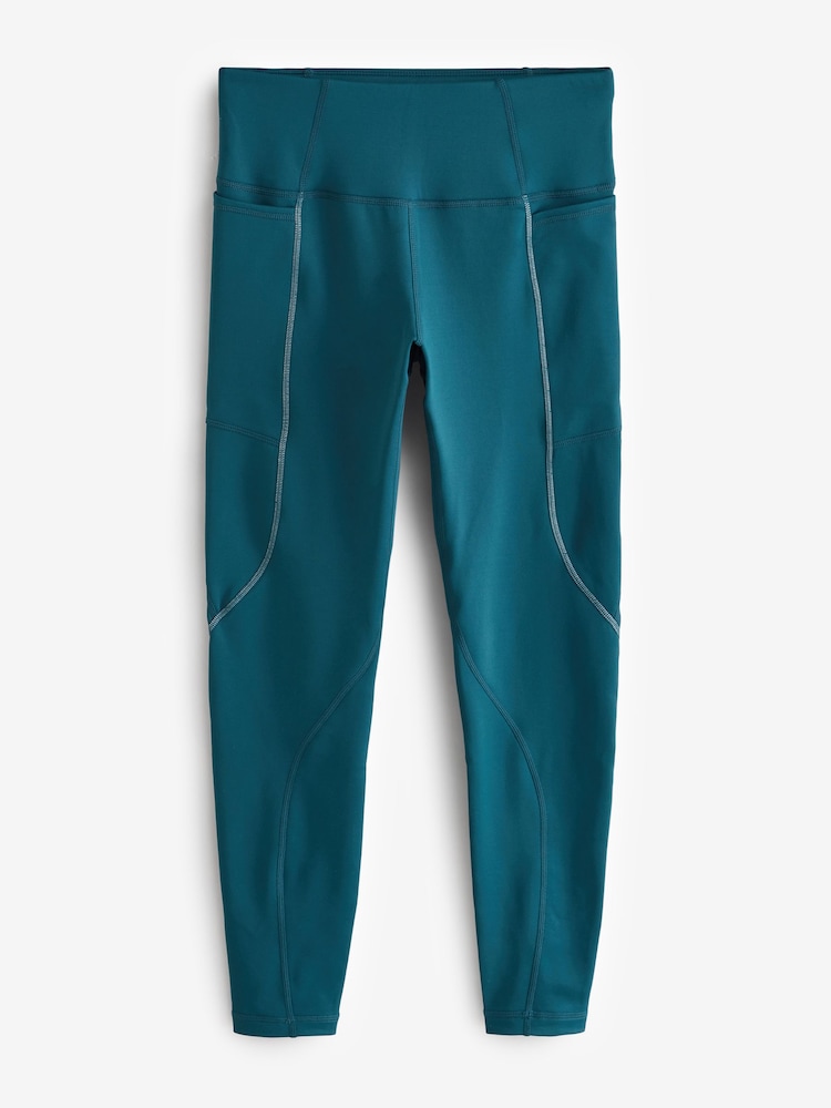 Sweaty Betty Green Full Length Therma Boost 7/8 Running Leggings - Image 10 of 10