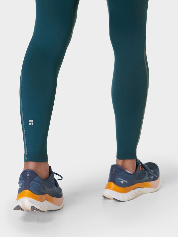 Sweaty Betty Green Full Length Therma Boost 7/8 Running Leggings - Image 5 of 10