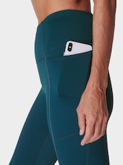 Sweaty Betty Green Full Length Therma Boost 7/8 Running Leggings - Image 6 of 10