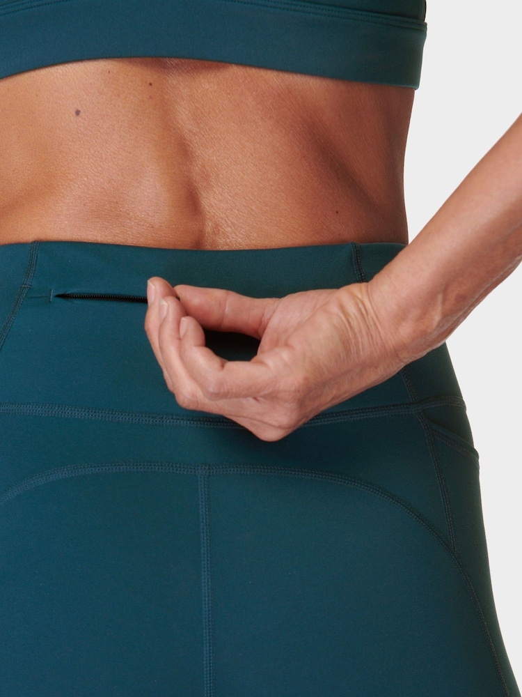 Sweaty Betty Green Full Length Therma Boost 7/8 Running Leggings - Image 7 of 10