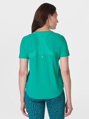 Sweaty Betty Green Breathe Easy T-Shirt - Image 2 of 7