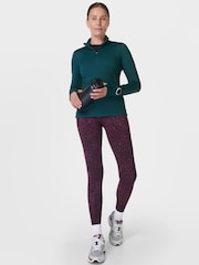 Sweaty Betty Dark Purple Power Workout Leggings - Image 4 of 9
