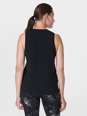 Sweaty Betty Black Soft Flow Studio Tank - Image 2 of 8