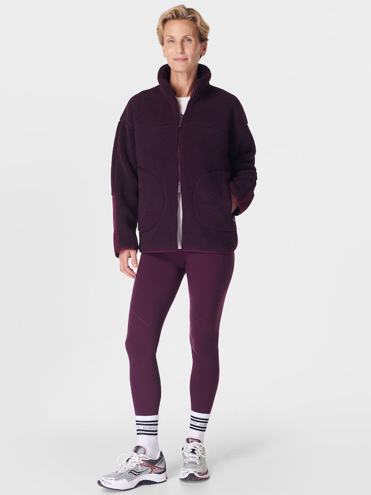 Sweaty Betty Plush Textured Zip Up Sweater - Bild 2 von 10