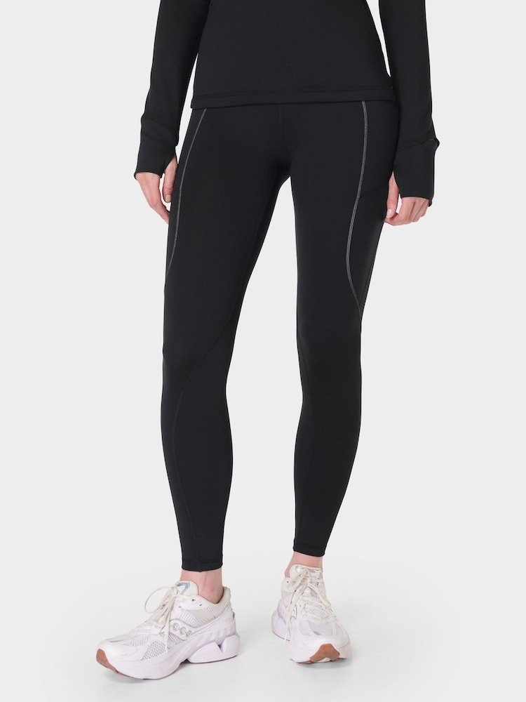 Sweaty Betty Black Full Length Therma Boost 7/8 Running Leggings - Image 4 of 10
