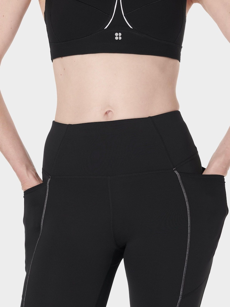 Sweaty Betty Black Full Length Therma Boost 7/8 Running Leggings - Image 7 of 10