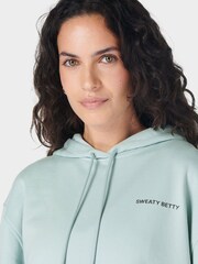 Sweaty Betty Baby Blue Revive Longline Hoodie - Image 5 of 7