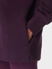 Sweaty Betty Purple Radiant Half Zip Sweatshirt - Image 6 of 7