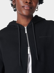 Sweaty Betty Black Revive Zip Through Hoodie - Image 5 of 8