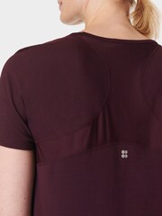 Sweaty Betty Purple Breathe Easy T-Shirt - Image 5 of 7