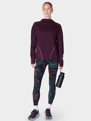 Sweaty Betty Purple Tempo Train Hoodie - Image 4 of 8