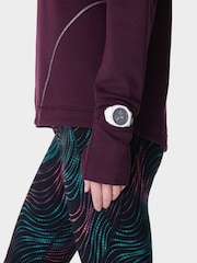 Sweaty Betty Purple Tempo Train Hoodie - Image 5 of 8