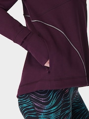Sweaty Betty Purple Tempo Train Hoodie - Image 6 of 8