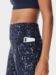 Sweaty Betty Blue 7/8 Length Power 7/8 Workout Leggings - Image 6 of 8