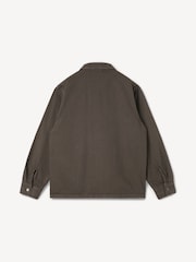 Stan Ray Grey Zip Through Striped Overshirt - Image 6 of 9